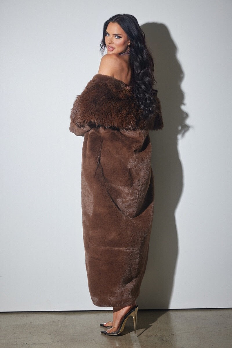 Luxe Fur Maxi Coat